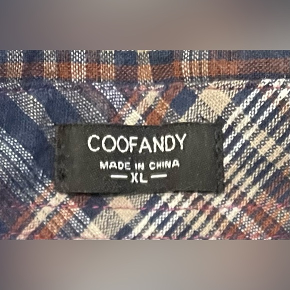 Coofandy Western Style Button Down Shirt - Picture 2 of 2